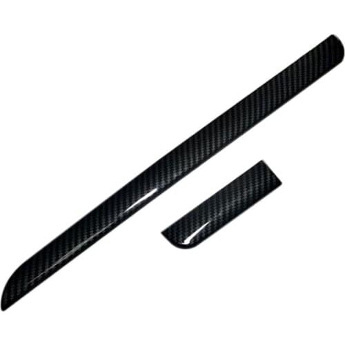 For Subaru Forester -2020 ABS Carbon Fiber Grain Central Control Dashboard Instrument Cover Trims Strips Accessories