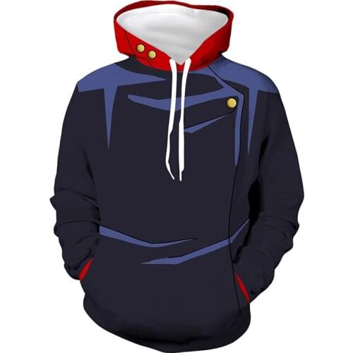 Jujutsu Kaisen 3D Hoodie Cosplay Yuji Itadori Kugisaki Nobara Gojo Satoru Fushiguro Megumi Thin Hoodies Sweatshirt Pullover Tops