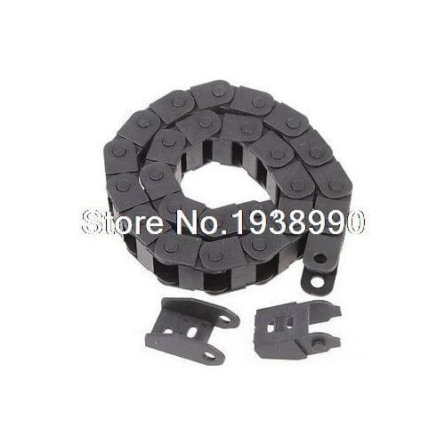 Cable drag chain wire carrier 10x15mm R28 1000mm (40")