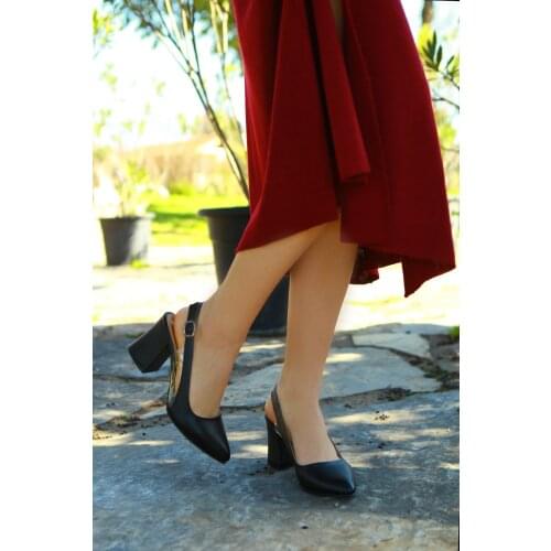 Skin Black Female high-Heeled Shoes