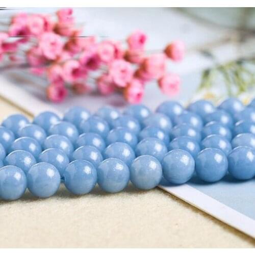 Natural Angels Stones Loose Seed Beads High Quality 6mm 8mm 10mm Round DIY Necklace Bracelet Jewelry Making Accessories wk243
