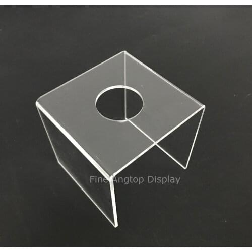 Transparent Acrylic Jewelry Display Baseball Stand Holder