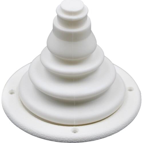 Boat Engine Rigging & Cable Protector Boot Rigging Hole Cover 4 icnh 100mm (White)