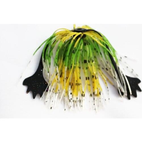 Tigofly 5 pcs/lot Silicone Skirts Frog Claws SpinnerBait Buzzbait Squid Rubber Jig Lures Making Streamer Fly Tying Materials