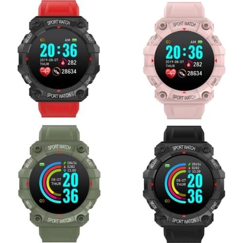 TPU Heart Rate Heart Pressure Health Monitor Smart Bracelet Watch Pedometer Fitness Tracker