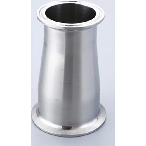 38mm 1.5" to 25mm 1" Pipe OD 1.5" Tri Clamp Reducer SUS 316L Stainless Sanitary Pipe Fitting Homebrew