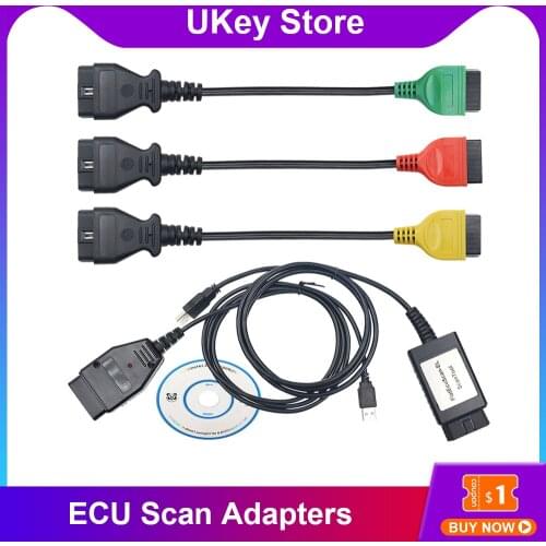 V2.8 Newest Version For Fiat ECU Scanner Adapters For Alfa Romeo&Lancia Diagnostic Scanner ECU Programmer Connector Cable