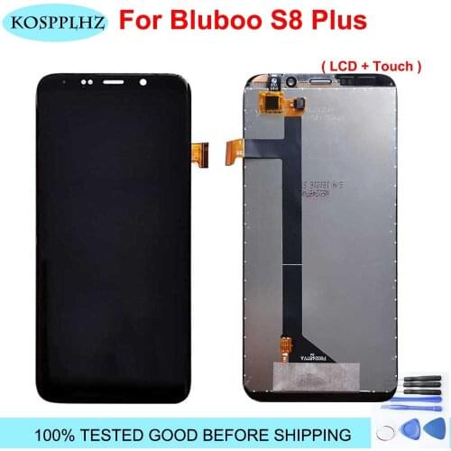 Original 6inches LCD For Bluboo s8 plus Display Touch Screen assembly for S 8 plus LCD Display +tools