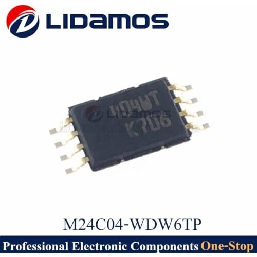 10PCS M24C04-WDW6TP 404WT AT24C128B-TH 2DB TSSOP8 original