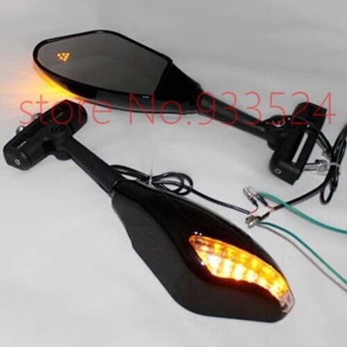 18 LED Turn Signal Light Mirrors Motorcycle For Honda CBR1000RR ST1100 Yamaha Suzuki Kawasaki Sport bike Cruiser Bobber Chopper