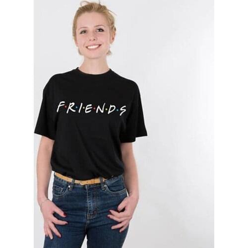 2020 short sleeve letters FRIENDS printed womens T-shirt