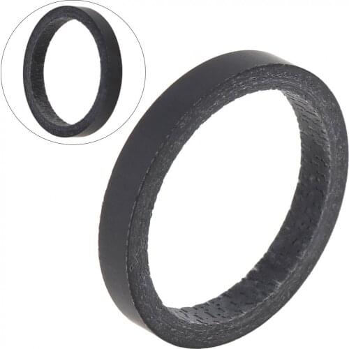 5mm Full Carbon Fibre High Strength Bike Fork Headset Spacer Road Mountain Bicycle for 1 1/8"(28.6mm) Stem