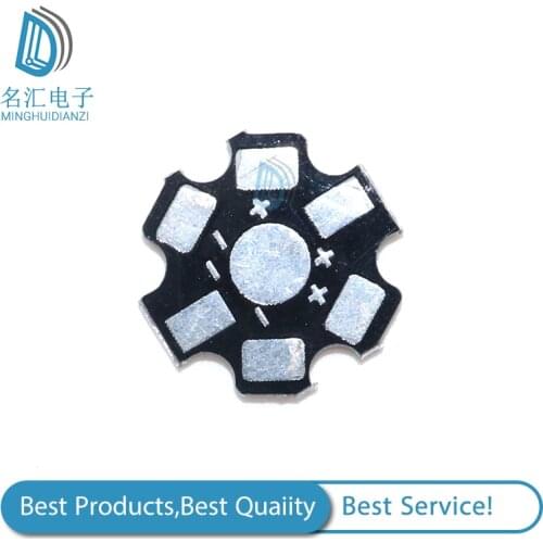 50pcs High Power 1w /3w /5w Watt LED Heat Sink Aluminum Base Plate 20 mm LED board KIT DIY high quality star heatsink
