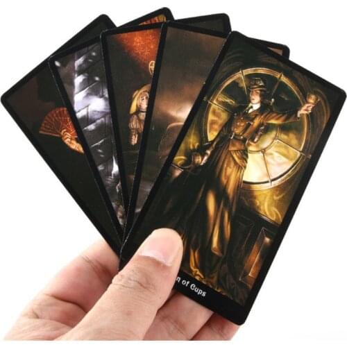 78pcs The Steampunk Tarot Cards Deck Family Party Board Game Divination Tarot Oracle Playing Card