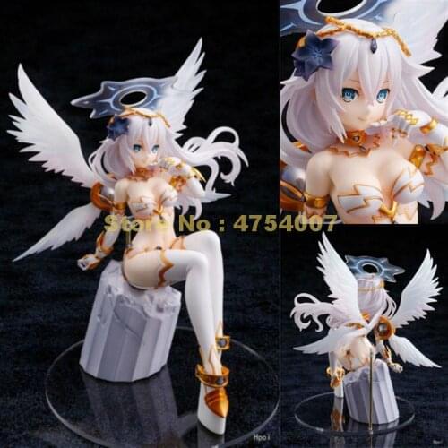 Anime hyperdimension neptune goddness 4 girl black heart pvc action figure collectible model doll 22cm Toy