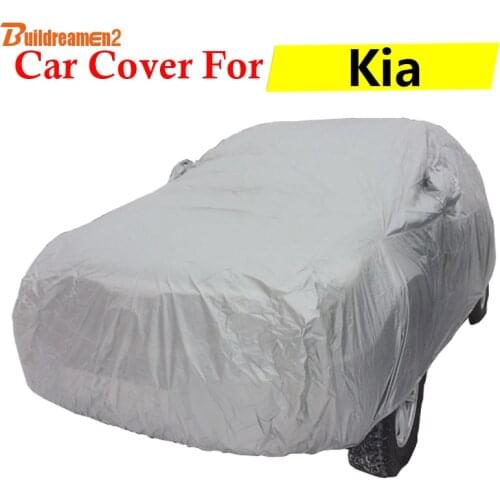 Buildreamen2 Car Cover Auto Outdoor Anti-UV Sun Rain Snow Dust Scratch Protection Cover For Kia Soul Optima Ceed K9 Picanto