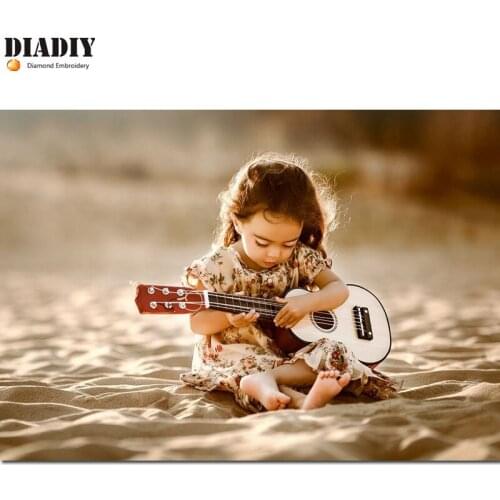 DIADIY Round Diamond Embroidery Tunes from my Soul girl Full,5D,DIY Diamond Painting,Cross Stitch,3D,Diamond Mosaic,Decor