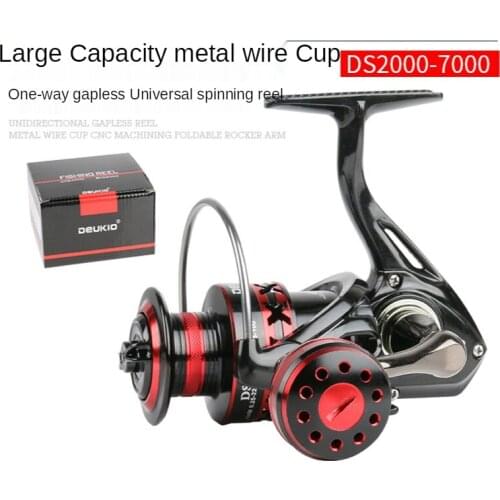 Double Brake Reel Spinning Reel Fishing Reel 3000 4000 5000 6000 Gear Ratio 5.2:1/5.0:1 Reels Carretilhas De Pesca