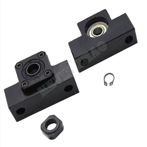 EK6 EF6 Set : 1 pc of EK6 and 1 pc EF6 for end support for ballscrew support seat CNC XYZ
