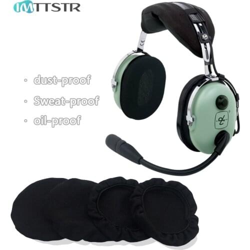 IMTTSTR Universal Soft Stretch Covers Sweat Absorption Washable Germproof Deodorizing for David Clark H10 - 60 20 76 30 40 13.4