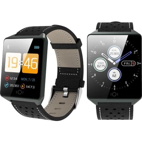 CK19 Smart Fitness Wristband Watch Touch Screen Multi Sport Mode Heart Rate Blood Pressure Monitoring Bracelet SMS Call Reminder