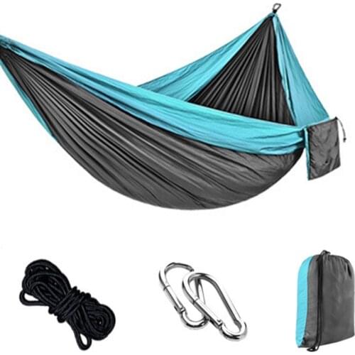 Balight Camping Hammock Outdoor Tourist Hanging Hammocks Portable Parachute Nylon Hiking Hammock For Backpacking Travel