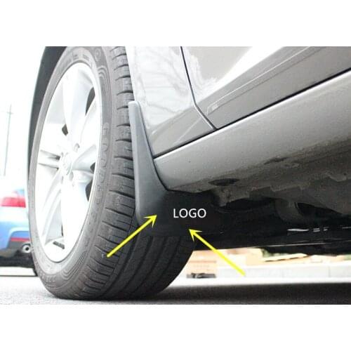 Good Quality Rubber With Logo 4pcs/set Mudguards For Chevrolet Cruze 2009 10 11 12 13 14 15 17 2018 ACB015