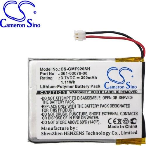 CameronSino for GARMIN Forerunner 920XT 361-00078-00 battery