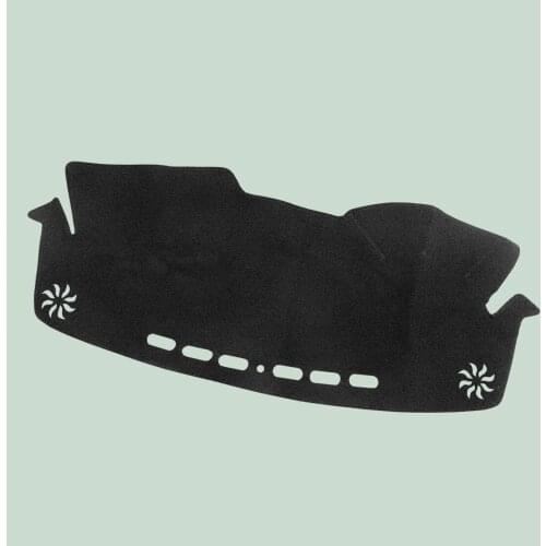 Car Dash Dashboard Mat Pad Carpet Cover Polyester Black Fit For Toyota CHR C-HR 2016 2017 2018 2019 Left Hand Drive