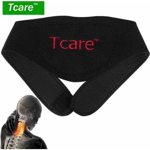Tcare Neck Support Massager Tourmaline Magnetic Therapy Cervical Vertebra Spontaneous Heating Neck Belt Spontaneous for NeckPain