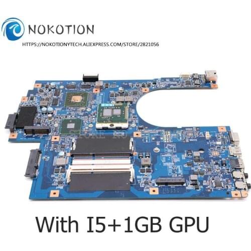 NOKOTION MBPT101001 Motherboard for Acer aspire 7741 7741Z 7741G 7741ZG JE70-CP 48.4HN01.01M Mainboard With I5 CPU 1GB GPU