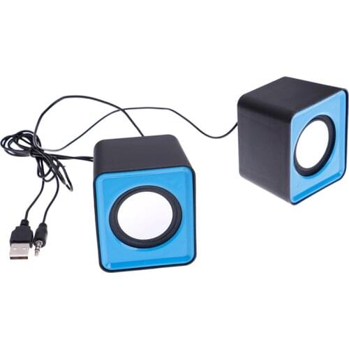 Multimedia Sound Box Mini Speaker For Computer Desktop Set Music Stereo Home Theater Party Speakers 3.5mm Jack Column