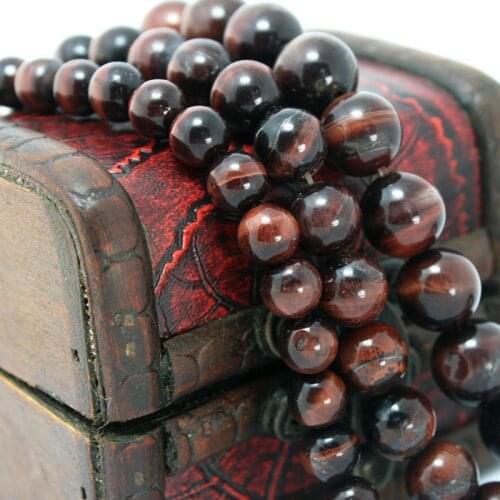 Natural Red Tiger Eye Round Loose Stone Beads For Jewelry Making Diy Bracelet Necklace 8mm/10mm Strand 15