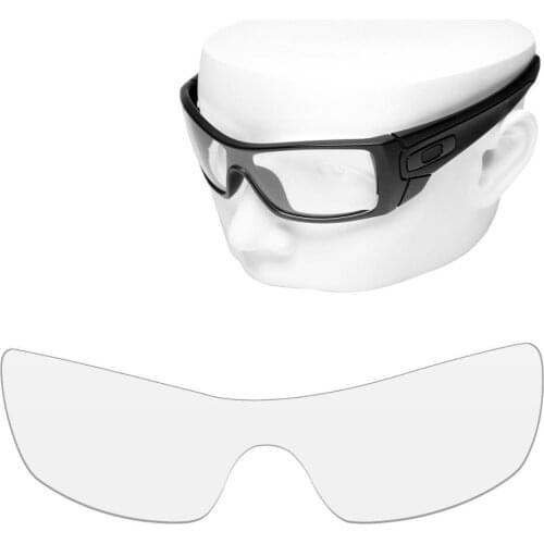 OOWLIT Polycarbonate Replacement Lenses of HD Clear for-Oakley Batwolf OO9101 Sunglasses