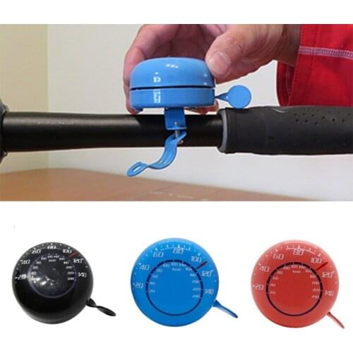 Simple Design Small Lightweight Bicycle Loud Bell with Scale for Mountain Bike M365 Electric Scooter Easy Installation