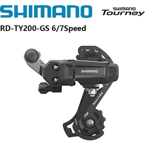Shimano Tourney Rear Rerailleur TY200 GS 6/7 Speed Rear Derailleur For MTB Mountain Bicycle Original Shimano Bicycle Accessories