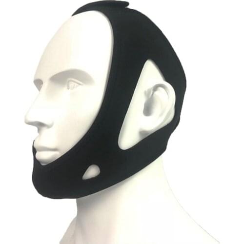 1Pcs Anti Snore Chin Strap Stop Snoring Sleeping Suppport Belt Jaw Lift Mouth Close Adult Male Female Sleep Helping Care Tools