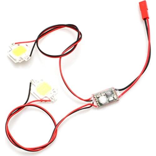 1PC RC Aircraft Night Fly Lights Single/Double Flashing 10W Power LED Strobe Flash Light 5V-26V 300mA for Drone Quadcopter