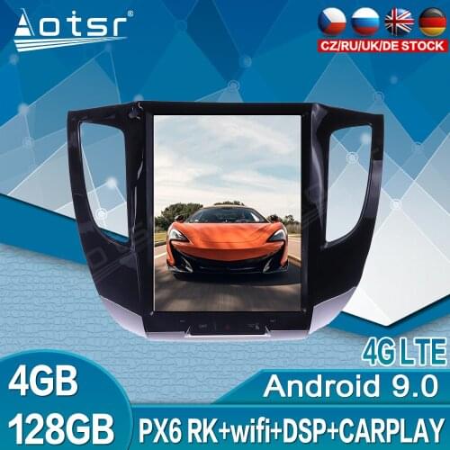 Android Multimedia For Mitsubishi Triton L200 Car Radio 2016 - 2019 Tesla Vertical Screen Autoradio Video Player GPS Navigation