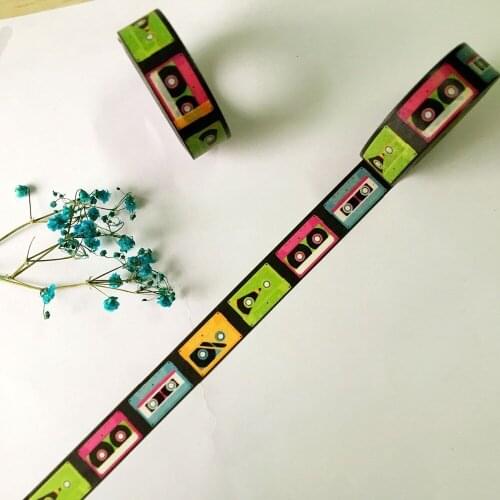 Free Shipping high quality 15mm*10m*2rolls high quality washi paper tape/Varied color magnetic tape masking japan washi tape