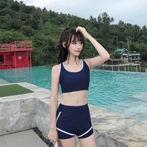 Push Up Bikini 2021 Three Piece Swimsuit Women Bikini Set Plus Size Swimwear Beach Bathing Suits Bikinis Black Blue Orange