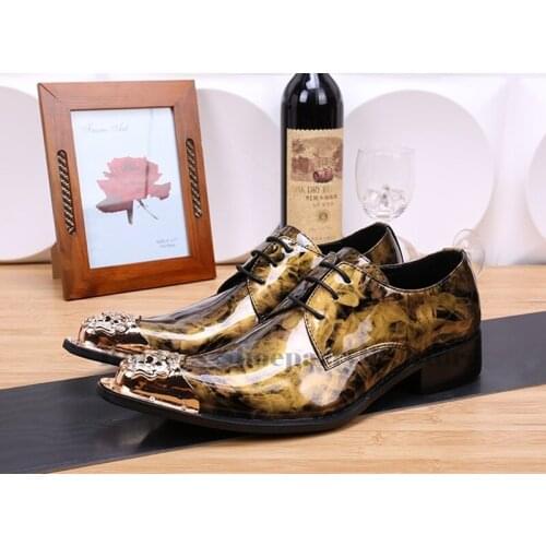 Boldees Men's Patent Leather Shoes