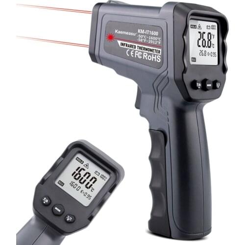Infrared Laser Temperature Meter -50~550/750/1100/1300/1600 Thermometer Laser Gun No Contact Double Laser Pyrometer Non Contact