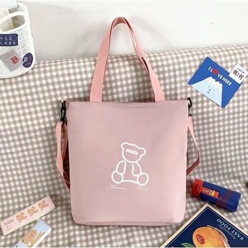 Exquisite Shopper Bag Casual Lovely Student Literature and Art Shoulder Bags Storage High Capacity Shoppers Handbags Special
