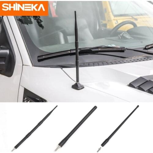 SHINEKA Car Auto FM AM Radio Signal Metal Modify Antenna for Ford F150 2009-2014