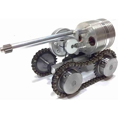 Science toy engine model power car external combustion alcohol vapor fire-absorbing ornaments