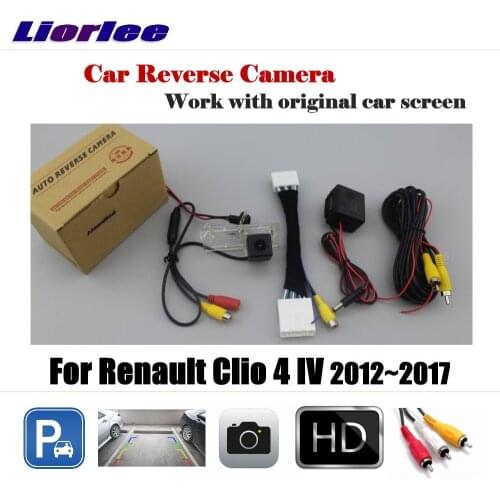Car Reverse Parking Camera For Renault Clio 4 IV 2012-2017 Not Fit Clio 2 3 II III Backup CAM Full HD CCD Accessories