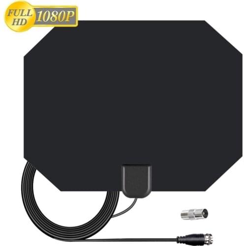 Portable 80 Miles HDTV Antenna Signal Receiver Aerial TV Digital HD Skylink 4K Digital Indoor HDTV 1080P HD TV Antenna Amplifier