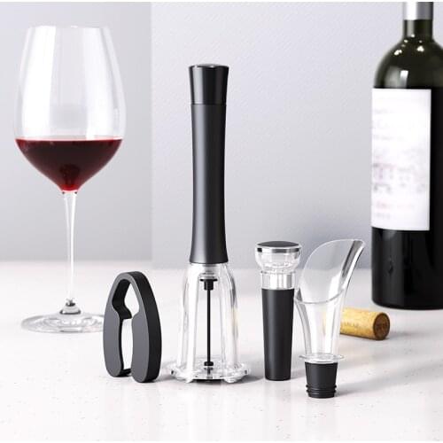 Air Pump Wine Bottle Opener Air Pressure Vacuum Red Wine Stopper Beer Lid Opener Corkscrew Corks Out Tool Stainless Steel Pin