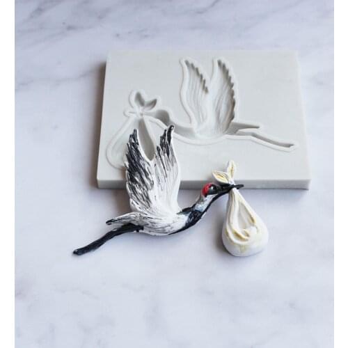 Birdie Sugarcraft Silicone Mold Cake Mold Fondant Cake Decorating Tool Mold Silicone Candy Chocoe Mold, Kitchen Accessories